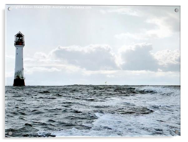  Bell Rock Lighthouse Acrylic by Adrian Shead