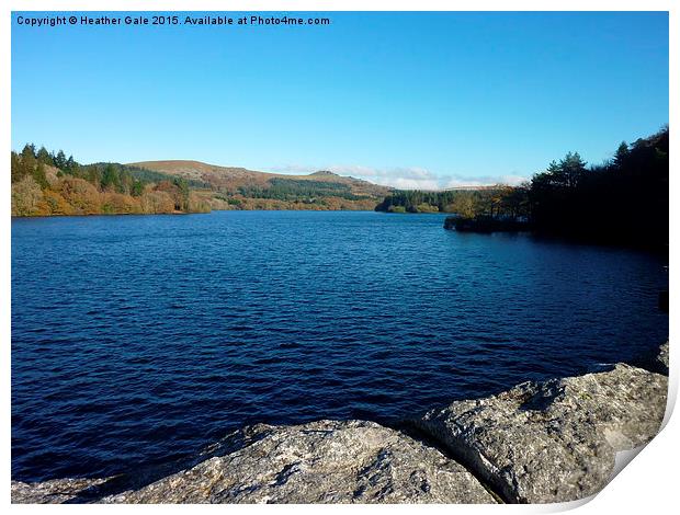  Tranquility at Burrator Reservoir Print by Heather Gale