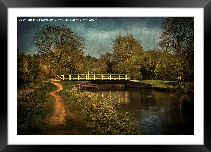  Bridge 33 Kennet and Avon Framed Mounted Print by Ian Lewis