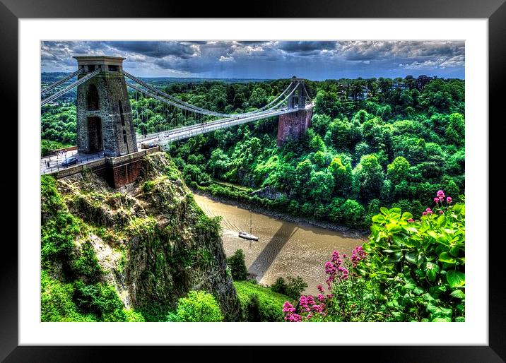  The Clifton Suspension Bridge Framed Mounted Print by Steven Jasper