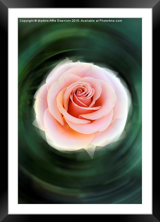 Romantic  Framed Mounted Print by Martine Affre Eisenlohr