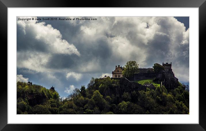  Stirling Castle Framed Mounted Print by Jade Scott