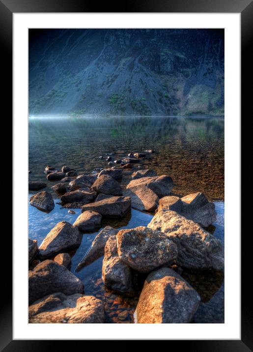 Rocks Framed Mounted Print by Svetlana Sewell