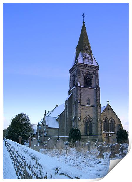 Rangemore All Saints, Staffordshire Print by Pete Holloway