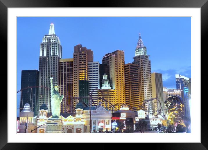  New York New York Framed Mounted Print by Andy Smith