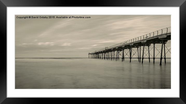 Saltburn Pier Framed Mounted Print by David Oxtaby  ARPS