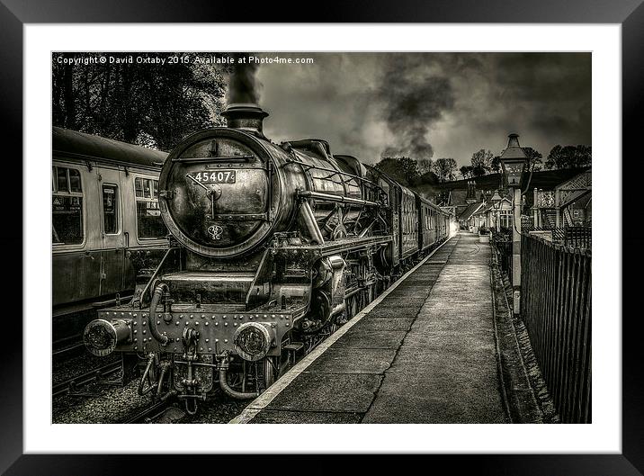  The Train Now Departing Framed Mounted Print by David Oxtaby  ARPS