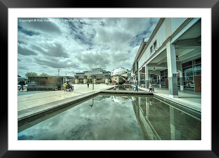 @ Bristol reflected  Framed Mounted Print by Rob Hawkins