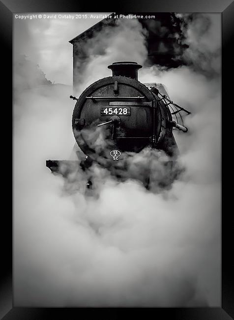 Steam! 45428 at Grosmont Framed Print by David Oxtaby  ARPS