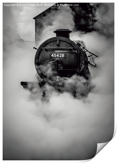 Steam! 45428 at Grosmont Print by David Oxtaby  ARPS