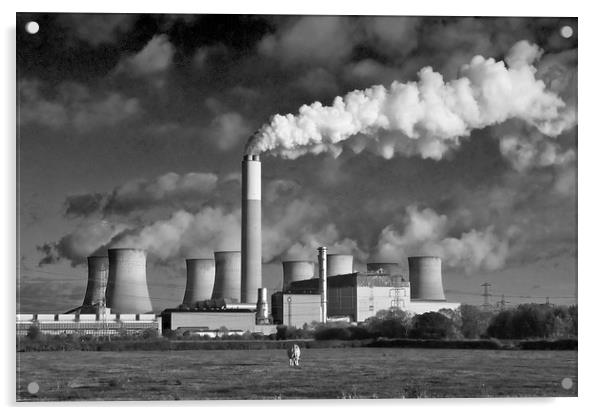  Coal Power Acrylic by Alan Kirkby
