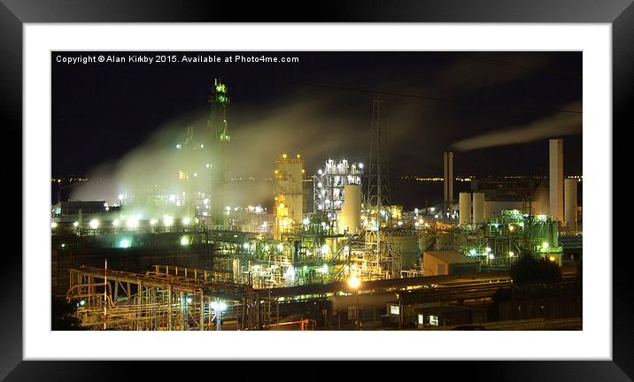  Light Industry Framed Mounted Print by Alan Kirkby