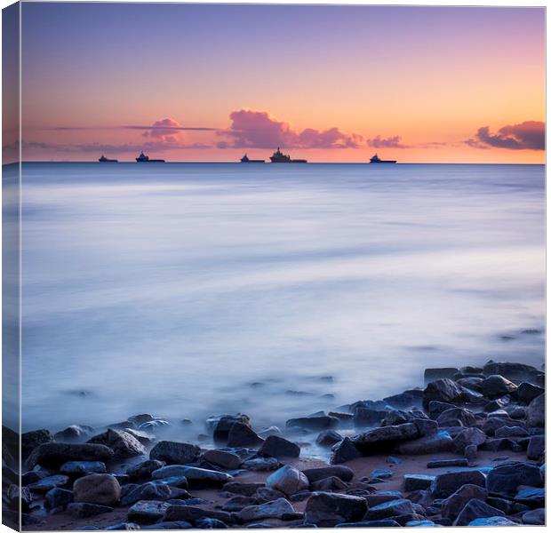 Aberdeen Sunrise Canvas Print by Mike Stephen