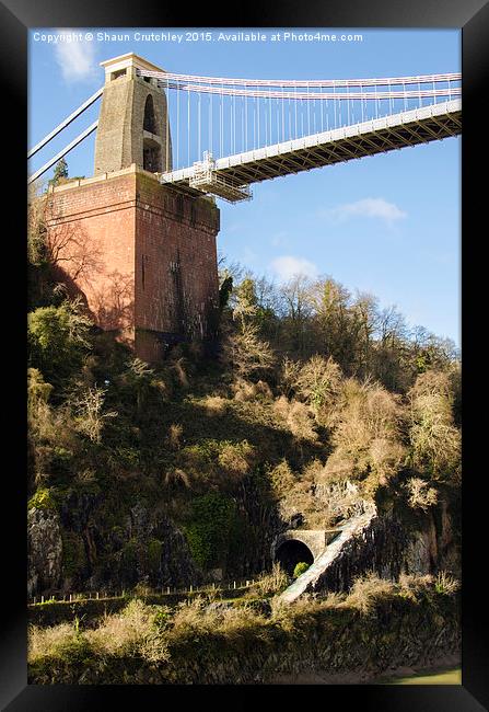  Bridge & Tunnel Framed Print by Shaun Crutchley