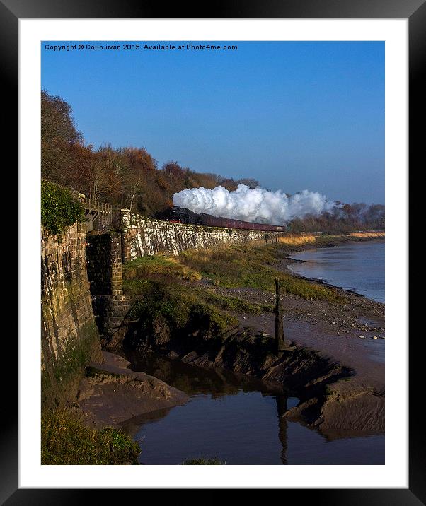 THE CATHEDRALS EXPRESS Framed Mounted Print by Colin irwin