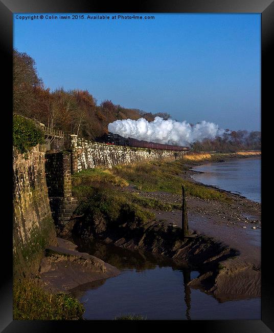 THE CATHEDRALS EXPRESS Framed Print by Colin irwin