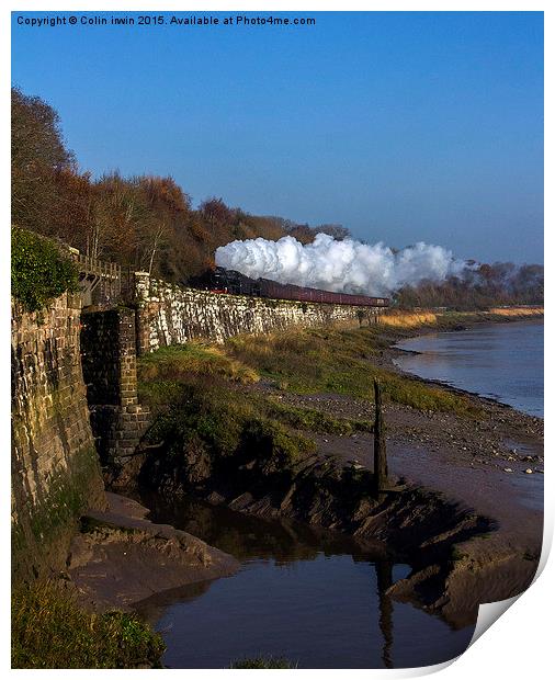 THE CATHEDRALS EXPRESS Print by Colin irwin