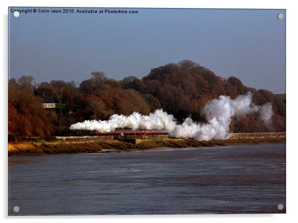 THE CATHEDRALS EXPRESS Acrylic by Colin irwin