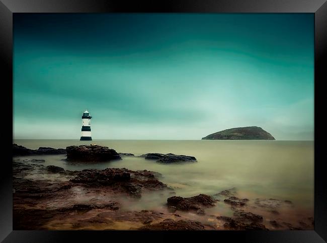  Penmon Lighthouse, Anglesey, Wales Framed Print by Jennifer Mannion