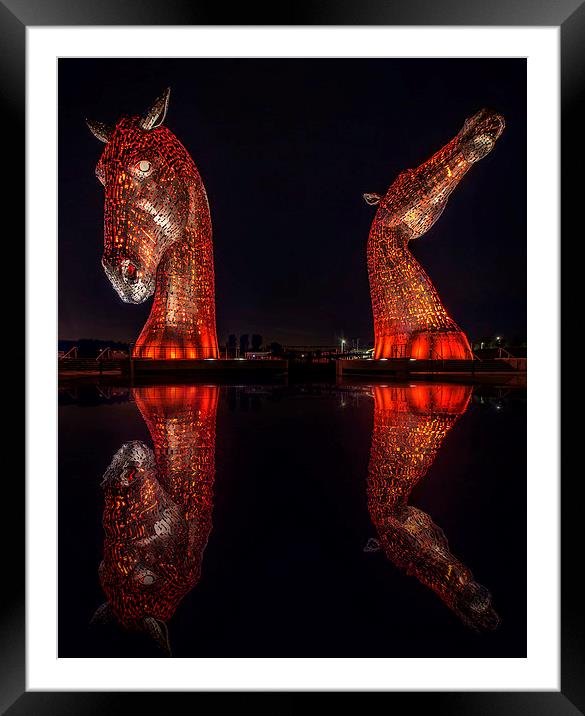  Kelpies Framed Mounted Print by Sam Smith