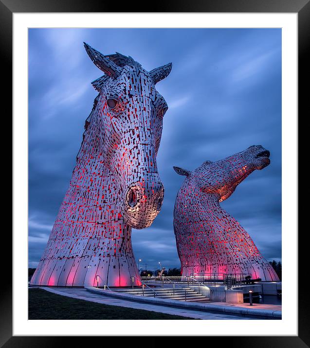 Kelpies Framed Mounted Print by Sam Smith