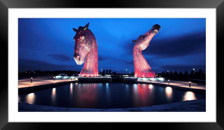 Kelpies Framed Mounted Print by Sam Smith