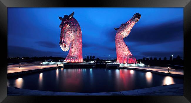 Kelpies Framed Print by Sam Smith