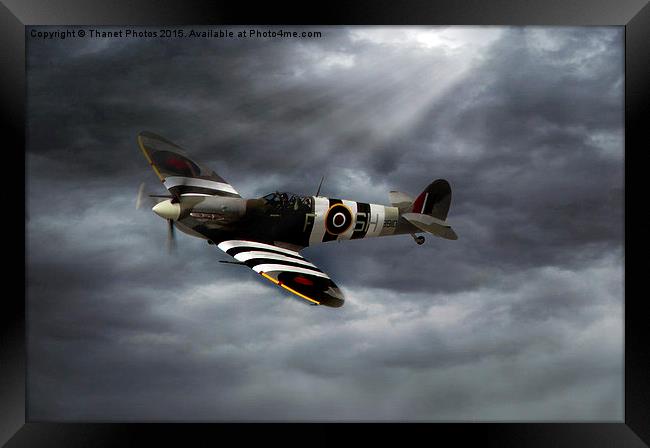 Spitfire  Framed Print by Thanet Photos