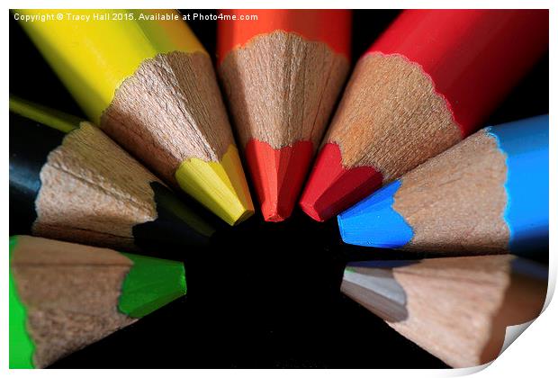  Pencil Fun Color. Print by Tracy Hall