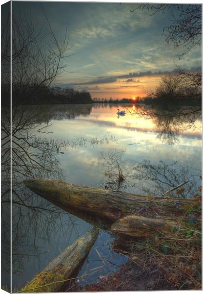 Earlswood Lakes - Warwickshire. Canvas Print by Jonathan Smith