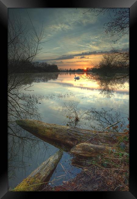 Earlswood Lakes - Warwickshire. Framed Print by Jonathan Smith