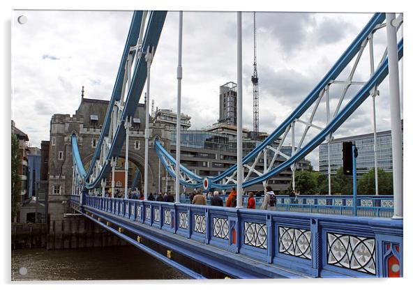  Tower Bridge Acrylic by Tony Murtagh
