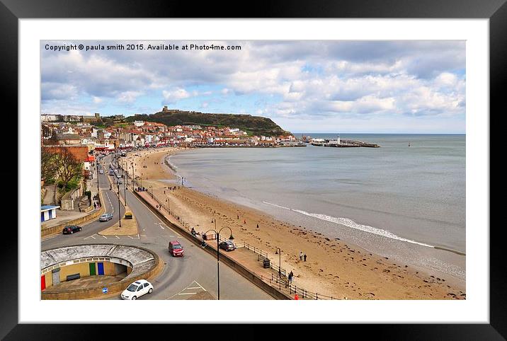  Scarborough Framed Mounted Print by paula smith