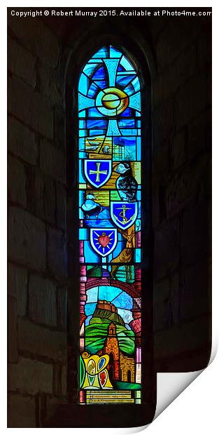  Lindisfarne Window  Print by Robert Murray
