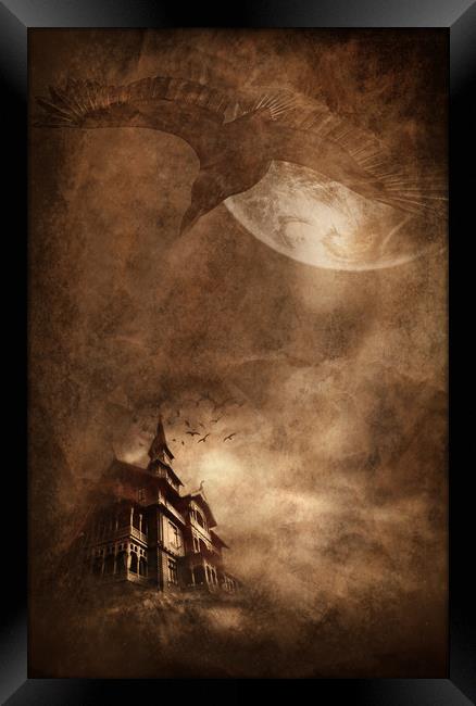  Mystery Mansion Framed Print by Svetlana Sewell