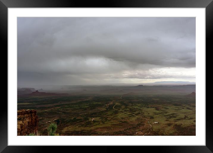  Valley of the Gods in Spring Framed Mounted Print by Brent Olson