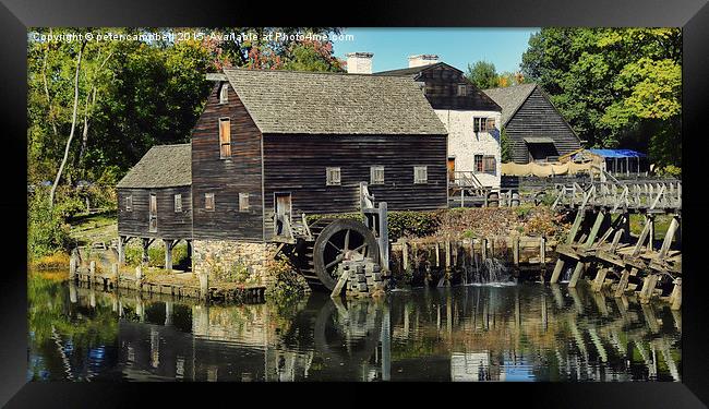  Philipsburg Manor Framed Print by peter campbell