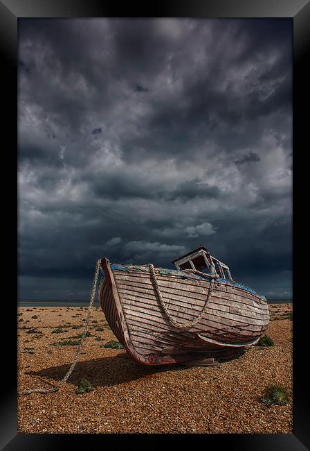 Stormy Dungeness Framed Print by Phil Clements