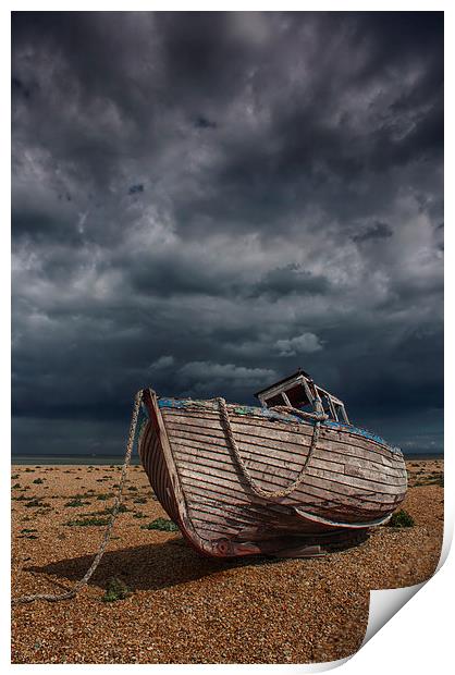 Stormy Dungeness Print by Phil Clements
