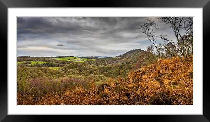 Wrekin View, Telford, Shropshire, England, UK Framed Mounted Print by Mark Llewellyn