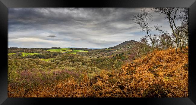 Wrekin View, Telford, Shropshire, England, UK Framed Print by Mark Llewellyn