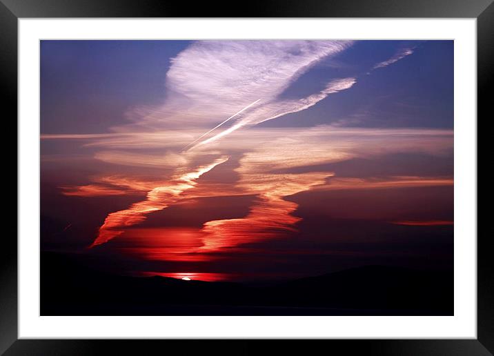 Sunset Dance  Framed Mounted Print by Aidan Moran