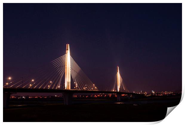  shiny bridge Print by Ambir Tolang