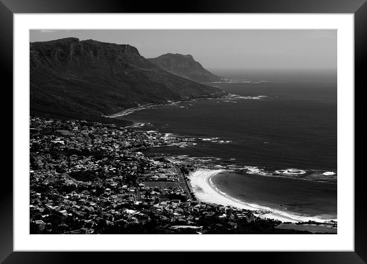  Camps Bay Cape Town  Framed Mounted Print by Aidan Moran