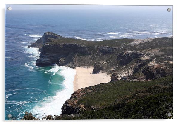  Cape Of Good Hope Coastline South Africa Acrylic by Aidan Moran