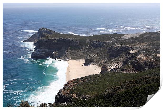  Cape Of Good Hope Coastline South Africa Print by Aidan Moran