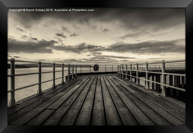 Whitby Pier Framed Print by David Oxtaby  ARPS