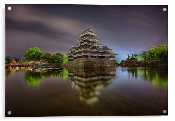  Matsumoto Castle Acrylic by Jonah Anderson Photography