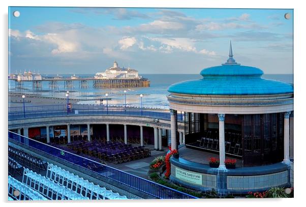  Eastbourne Bandstand Acrylic by Tony Bates