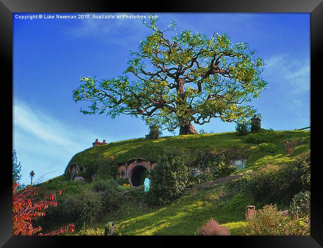  Bag End, Hobbiton, The Shire Framed Print by Luke Newman